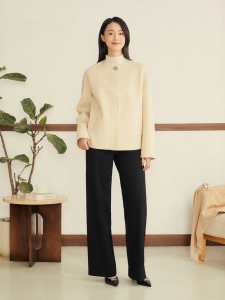 Winter Stylish Wool Cashmere Blended Double Face Coat