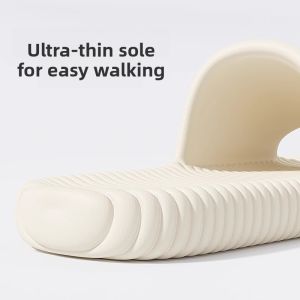 MONLEYTA | Quiet Indoor Slippers Women Soft Bottom No Sound Home Use Anti-Slip Deodorant Floor Tile Cool Slippers For Couples