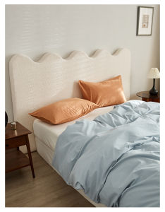 Thickened Long Velvet Cotton Duvet Cover Single Piece Simple Solid Color Warm All Cotton Bedding Cover Nordic Style Quilt Case