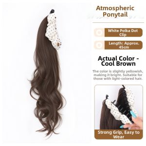 JUZITING | Natural Large Wavy Volume-Enhancing Ponytail Hair