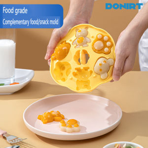 Silicone Baking Mold Baby Complementary Food Cake Mold Infant Steaming Tool Cat Paw Cake Mould Ice Cube Mold Shape Pastry Baking