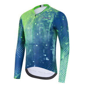 Raudax Thin Autumn Long Sleeve Cycling Jersey UV Protection Racing Bike Clothing Maillot for Bicycle Ropa Ciclismo Hombre