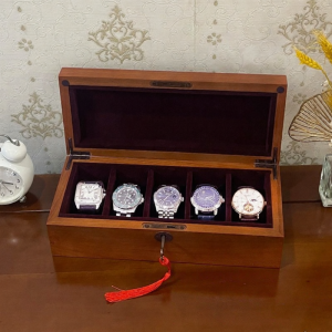 North America White Oak Solid Wood Watch Jewelry Bracelet Storage Box Display Case Home Use Organizer for Fashion Accessories