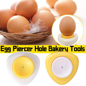 2Pcs Egg Piercer Pricker Dividers Beater With Lock Kitchen Craft Semi-Automatic Kitchen Dining Bar Bakery Tools