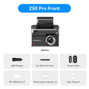 2025 New DDPAI Dash Cam Z50 Pro 4K UHD 3"IPS Display Built-in GPS ADAS Dual-channel Car DVR Wi-Fi 24H Parking Monitor Dashcam