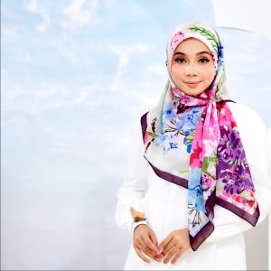 Tudung Bawal Kekaboo Ladyboss Floral Fantasy 1.0 (Bidang 45)
