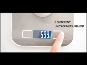 Digital Weighing Scale Kitchen LED Backlight Weigh Range LED Screen Mini Electronics Multifunction Cooking Baking Measuring Tool