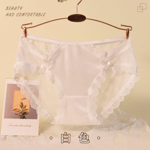 Quần Lót Ren Satin Gợi Cảm Cạp Thấp Mỏng Lưới Trong Suốt Mùa Hè Mới Về 5 Chiếc Quần Lót Tam Giác Cho Nữ