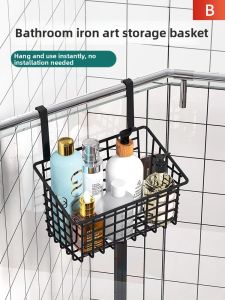 Easy Install No Drill Wall Bathroom Storage Rack