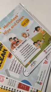 (Kertas Saja) Worksheet Anak Berwarna 40 hlm Murah