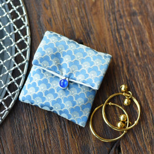 High-End Thickened Jewelly Bracelet Storage Cloth Bag Crafts Packing Bag Necklace Ring Ornament Small Silk Pouch