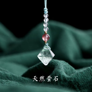 Delicate Fuxi Crystal Phone Strap Cute Little Pendant High End Womens Style Phone Chain Accessory Jadeite Dangle Decoration