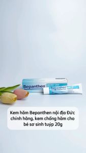 Kem hăm Bepanthen nội địa Đức chính hãng kem chống hăm cho bé sơ sinh hiệu quả tuýp 20g