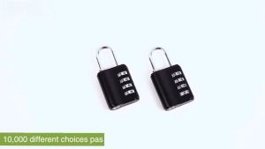 JS SHOP Combination Padlock with Key Outdoor Combination Lock 4 Digit Gym Locker Lock