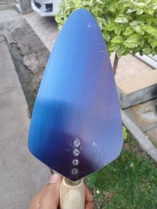 Sendok/Cetok Semen Baja Carbon Biru Ukuran 18 Cm