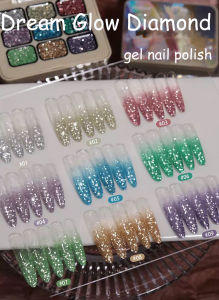 1pcs WS Summer Autumn Nails Hot Selling Super Flash Colorful Red Blue Broken Diamond Gel Nail Polish 2025 Whitening New Style