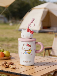 VRIUKNT | Hellokitty Insulated Cup With Straw and Direct Drinking Function 316 Food Grade