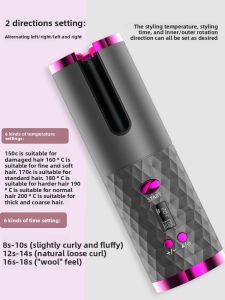 Wireless Charging Electric Curling Iron