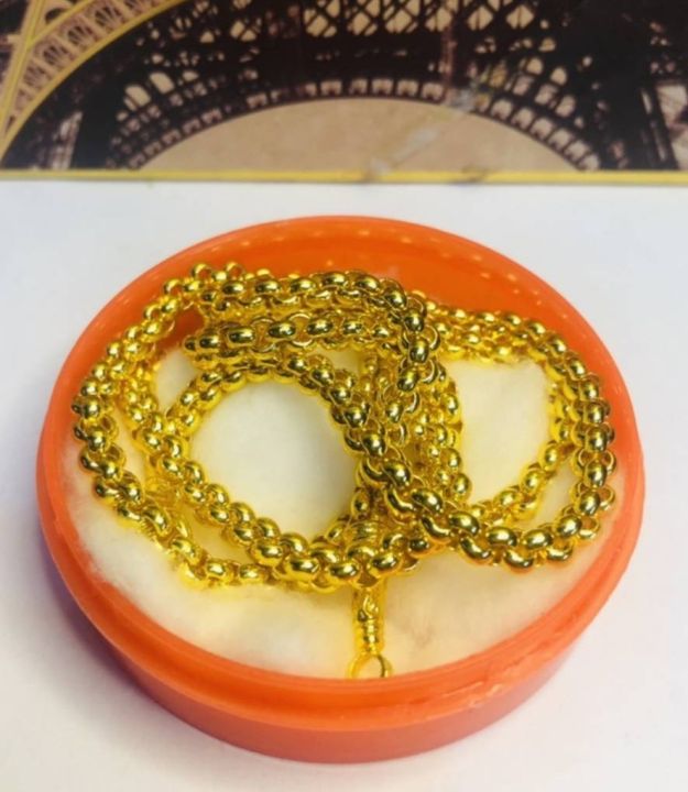 C9สร้อยคอลายหวายเกลี้ยงมีหนัก1บาท,2บาท,3บาท,5บาท แถมฟรีตะขอมีตราปั้ม ...