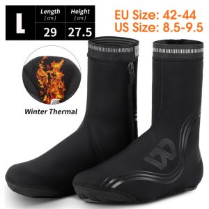 West Biking | WEST BIKING Cycling Boots Shoes Cover Winter Warm Motorcycle Thermal Hiking Shoes Protector Windproof Waterproof Thick Overshoes