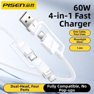 pisen | Fast Charging Multi-functional Adapter Cable PD 60W