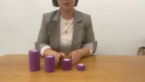 ผ้าพันแผล แบบยืดหยุ่น มีกาวในตัว ขนาด 5 ซม.*4.5 ม. หลากสี สําหรับรัดขาข้อมือ ข้อมือ เล่นกีฬา 1 ม้วน