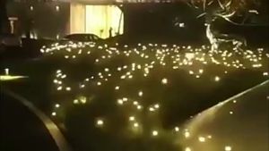 12/10/6 LED Solar Firefly Lights Outdoor Waterproof Decorative Lighting Starburst Swaying Floor Lamps for Lawn Garden Yard Patio Pathway