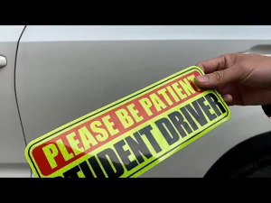 Magnetic New Driver Decal Sticker Waterproof New Driver Signs Sticker For Car