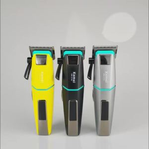 Kemei | Kemei KM-2153 Clippers for Men LED Display Fade Blade 8000RPM 2000mAh 2-Speed 5W DC Motor Professional Hair Cutting Machine