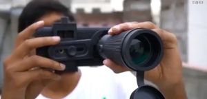 JY Smart Mall 40x60 Zoom HD Vision Monocular Mobile Phone Telescope Phone Camera Lens With Compass