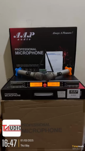 Micro không dây AAP K8000 hát nhẹ hút mic Hàng chính hãng Tân Cường