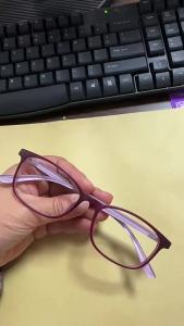 Elderly Rectangle Computer Glasses Ultra-Light Blue Light Blocking Eyeglasses Fashion Simple Eyewear Available in +100 ~ +400