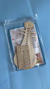 Mô Hình Cây Đàn Ghi Ta Gỗ DIY Cây Đàn Gỗ Mini – Đồ Chơi Lắp Ráp Sáng Tạo STEM HM0615