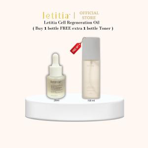 Letitia Cell Regeneration Oil 20ml (FREE 1 Bottle Toner 100ml )/ Hydration / Brightening / Firming