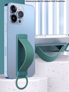 New Mobile Phone Stand Universal Ring Holder Desktop Pull-Out Style Adhesive Lazy Bracket Creative Couple Bedside Foldable