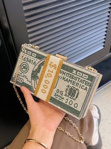 Túi Đeo Chéo Nữ Thời Trang Đính Đá Túi Hộp Đeo Vai Đơn Túi Đeo Chéo Túi Đeo Vai Túi Đeo Chéo Đính Đá Túi Đeo Vai Thường Ngày