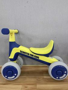 QIAOPIDIANDIAN | Toddler Walking Balance Bike 4 Wheels