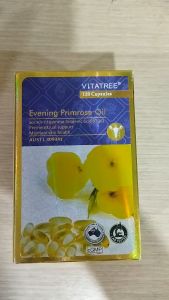 Evening Primrose Oil Vitatree Chiết Xuất Dầu Hoa Anh Thảo Nhap ÚC Chính Hãng - Giúp cân bằng nội tiết  bổ sung estrogen  phụ nữa tiền mãn kinh .