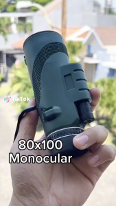 COD CEPAT MOGE Teropong Jarak Jauh Monokular Zoom 80x100 with Tripod Phone Clip - MG810