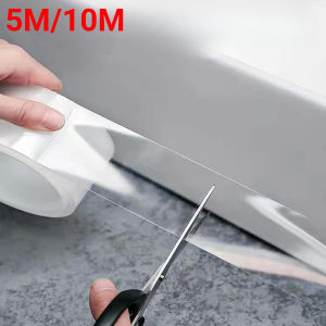 3cm/5cm Width Transparent Waterproof Nano Tape Kitchen Bathroom Sink Caulk Strip Self-Adhesive Traceless Single Side Tape