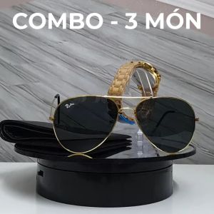 COMBO Đồng hồ nam Sandas tặng ví da kính mắt thời trang chống UV 400