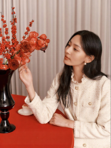 Koradior | Elegant Spring-Ready Wool Blends Short Coat