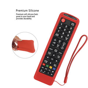 Sarung Cover Remote Tv Silikon Case Remote Casing Pelindung Remote Control Silikon Kompatibel untuk Samsung AA59/AK59/BN59