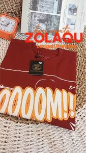 KAOS ZOLAQU TERBARU 2024 PAKAIAN WANITA LENGAN PANJANG ATASAN JUMBO OFFICIAL STORE AGEN RESMI MARUN