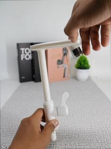 ACEBEST Kran Wastafel Kran Cuci Tangan Kran Cuci Piring Kran Kotak Kran Tancap Bawah SLT-175