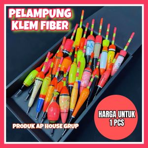 PELAMPUNG PANCING KAMBANGAN (MODEL KLEM FIBER) HARGA PER 1 PCS