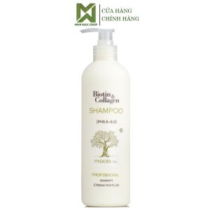 Dầu gội phục hồi chống rụng tóc Biotin Collagen Voudioty trắng 500ML