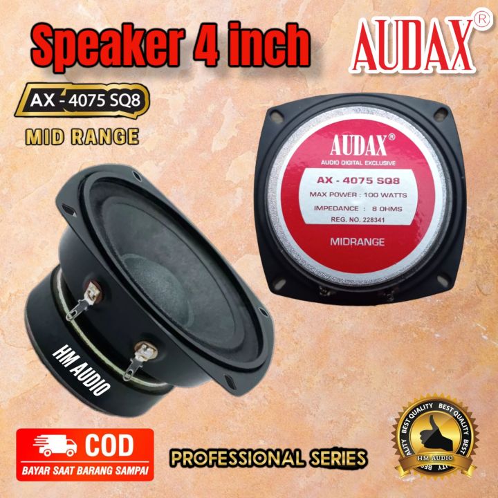 Speaker Audax inch midel AX-4075 SQ8 dan AX-4074 SQ8 Mid Range Lazada  Indonesia