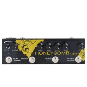 IRIN | Caline CP-48 Honey Comb Multi-effects Pedal Guitar Effect Pedal Digital Guitar Chorus Delay Reverb Equalizer Pedal Guitar Parts