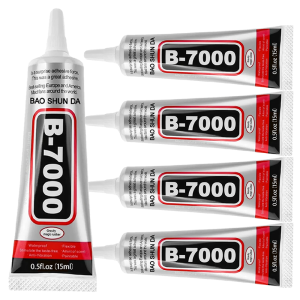 25 Gói Keo Dán B7000 15g/0.5 Fl. Oz. Keo Dán Trong Suốt Đa Năng Cho Trang Sức & Điện Thoại Di Động Chống Thấm Độ Bền Cao Khô Trong 5-30 Phút
